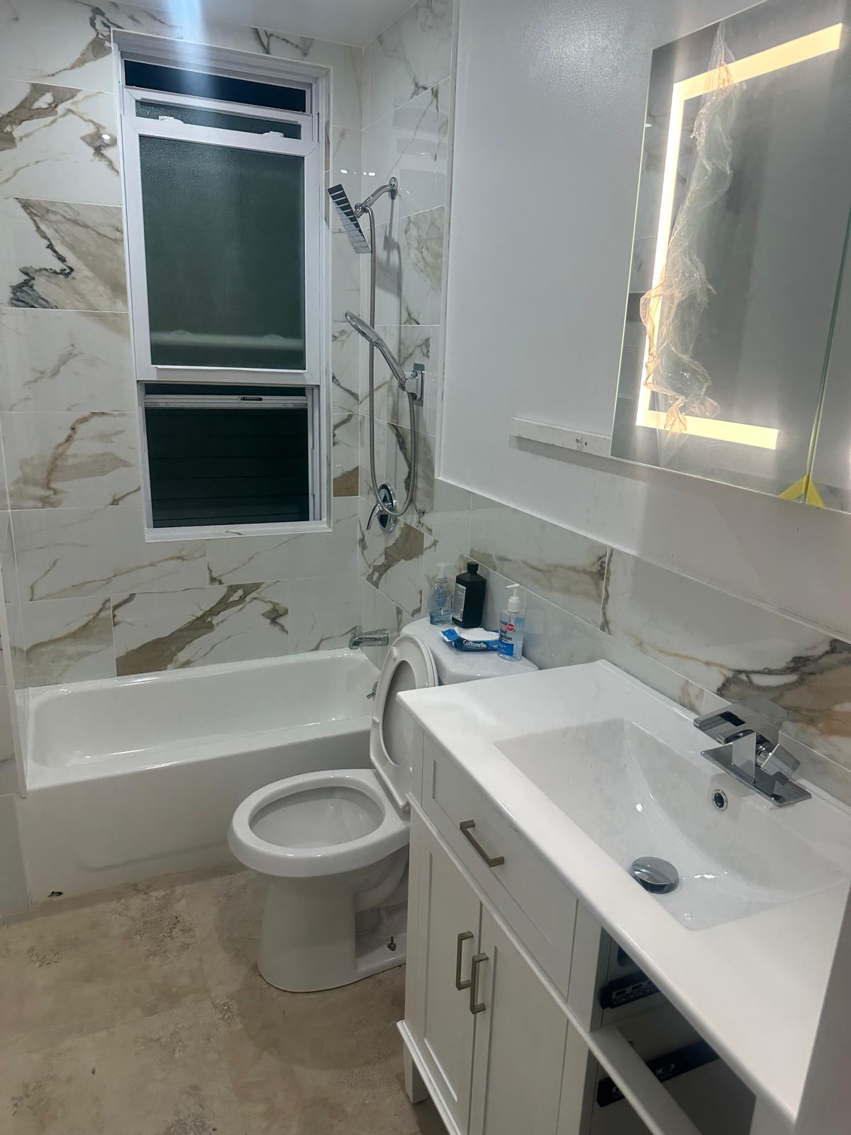 Bathroom work in progress